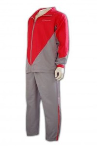 W078  量身訂做運動服  團體球衣網 球衣燙字  球衣店  運動服供應商    灰色  撞色紅色